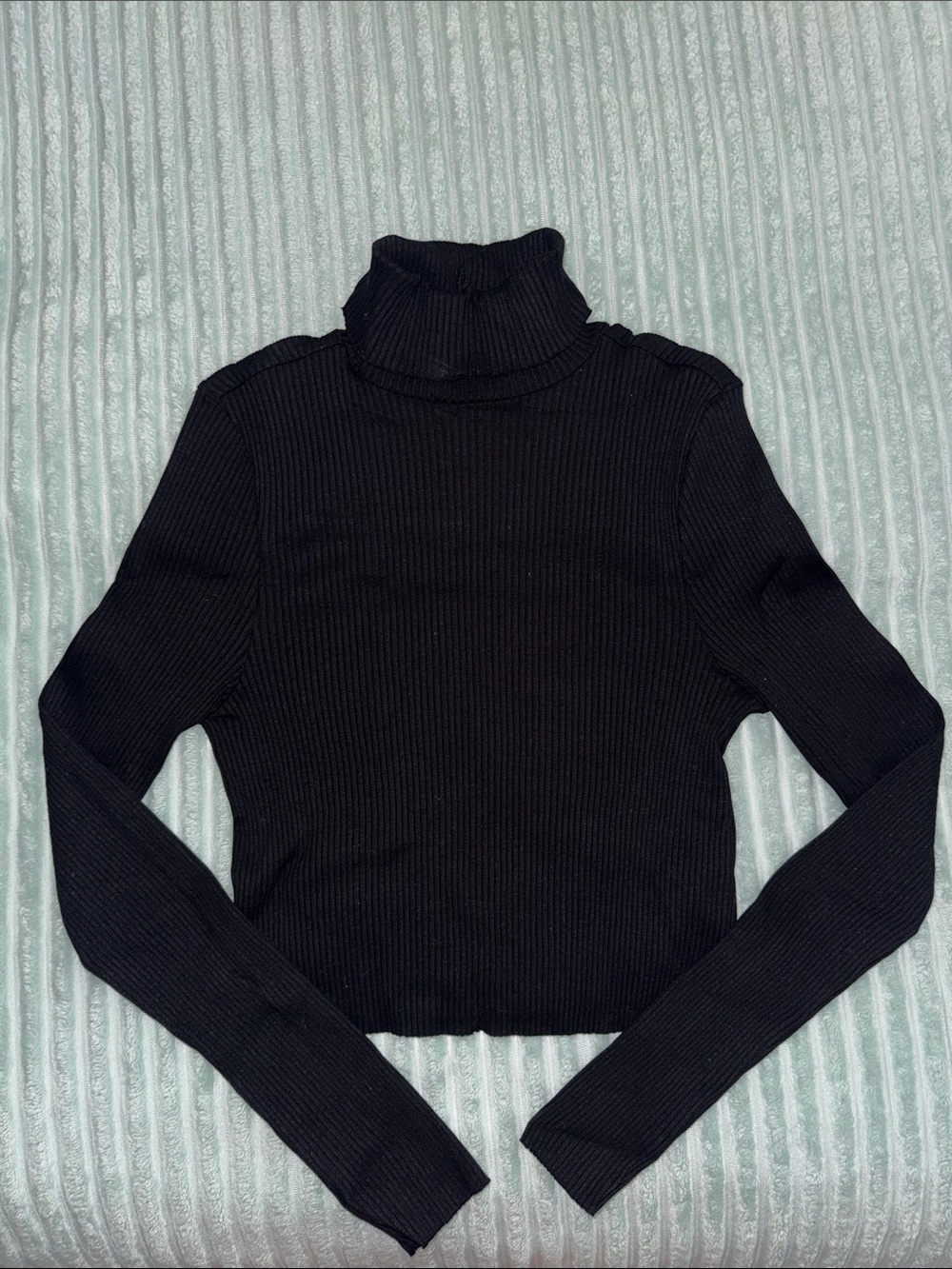 ASOS Long Sleeve Cropped Turtleneck Top